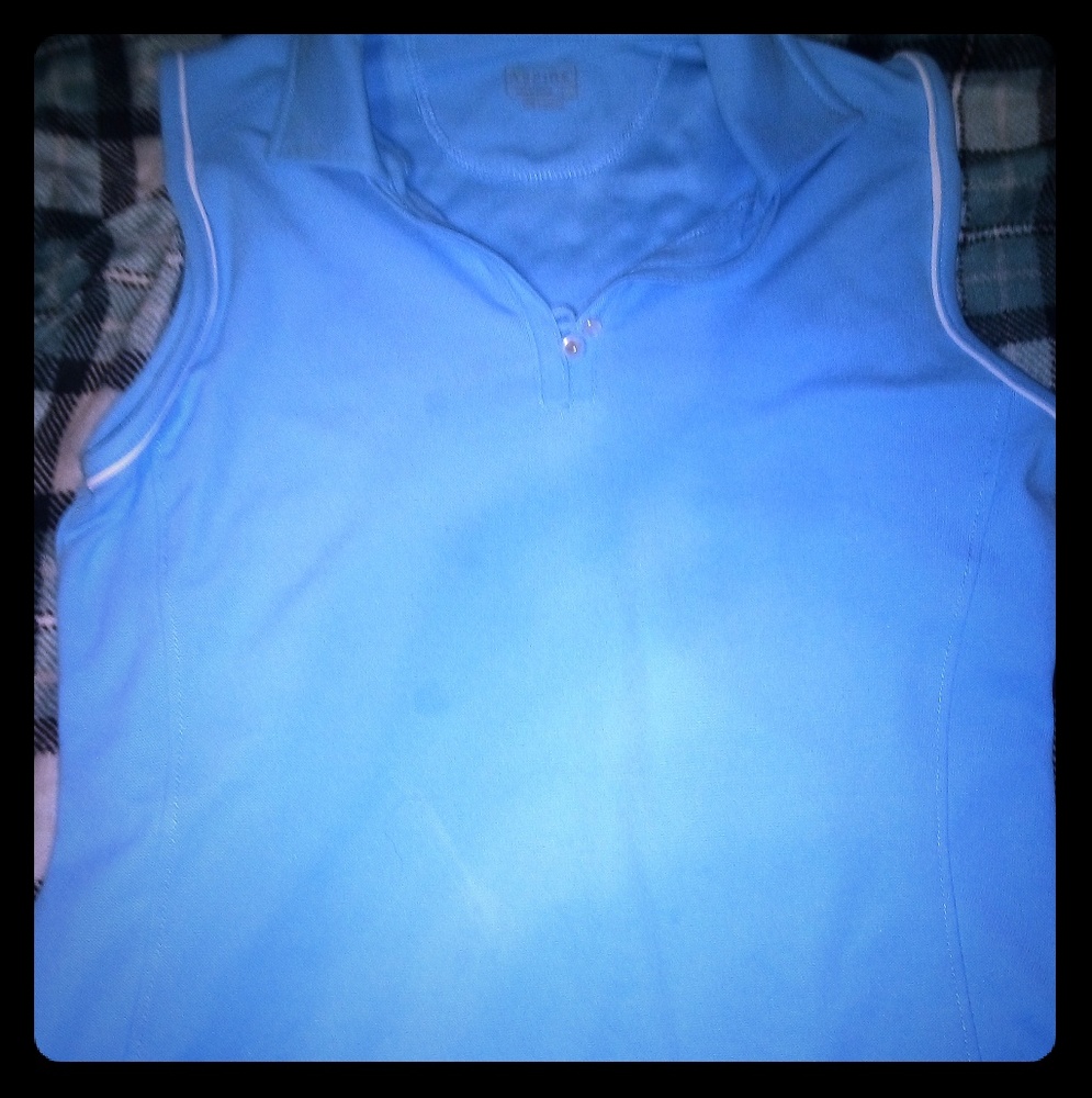 Golf / tennis blue shirt